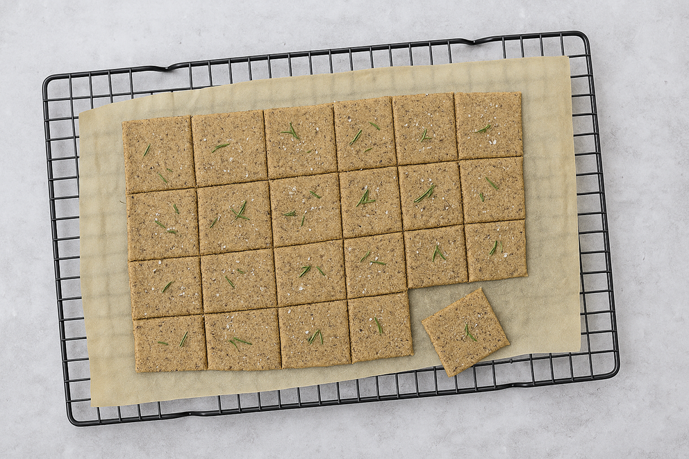 Glutenvrije boekweitcrackers met rozemarijn en zeezout.png